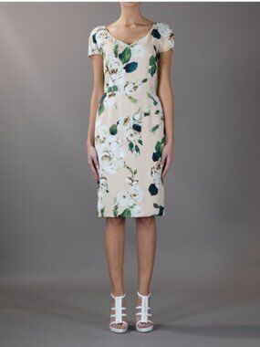 Dolce & Gabbana tailored floral dress